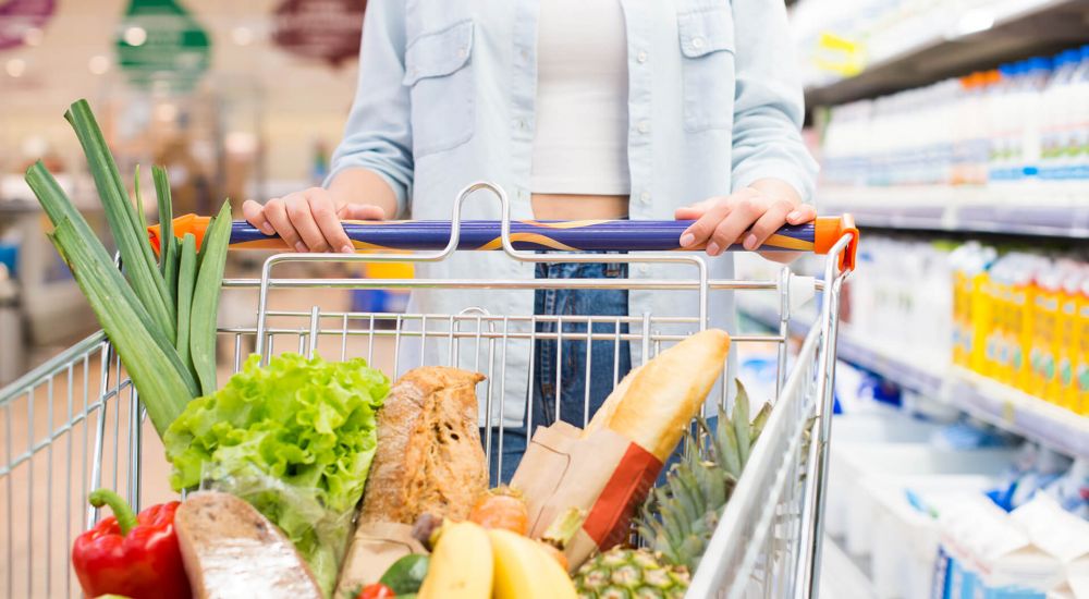 Taxi Servicefahren zum Einkauf